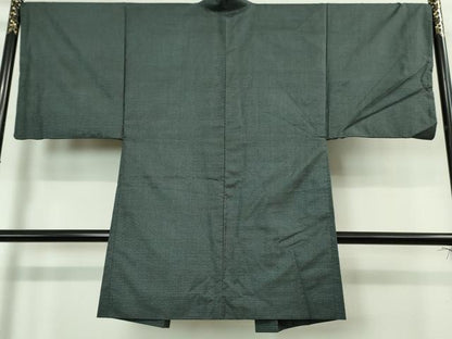 平和屋着物■極上 男性 本場大島紬 アンサンブル 長羽織 100亀甲 総詰め 逸品 DZAA8537kh5