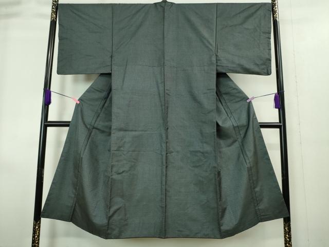 平和屋着物■極上 男性 本場大島紬 アンサンブル 長羽織 100亀甲 総詰め 逸品 DZAA8537kh5