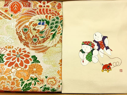 平和屋着物■名古屋帯 まとめて100点 鳳凰 人物 花柄 アンティーク 作家物 辻が花 駒刺繍 金銀彩 金糸 など 未使用品あり 全て正絹 mmm911