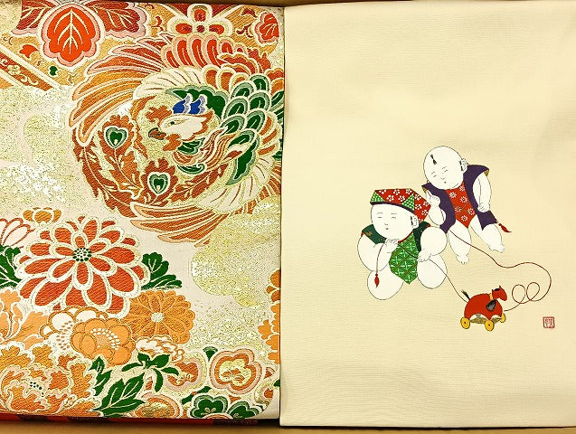 平和屋着物■名古屋帯 まとめて100点 鳳凰 人物 花柄 アンティーク 作家物 辻が花 駒刺繍 金銀彩 金糸 など 未使用品あり 全て正絹 mmm911