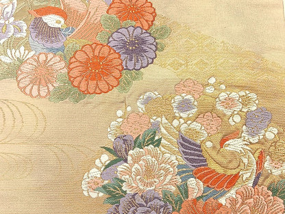 平和屋着物■名古屋帯 まとめて100点 向かい鳳凰 鴛鴦 菊 花柄 作家物 手描き 金銀糸 など 着用可能多数 未使用品あり 全て正絹 mmm909
