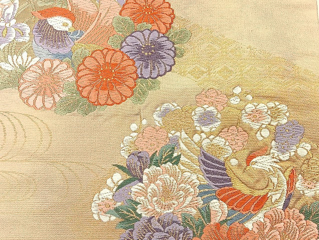 平和屋着物■名古屋帯 まとめて100点 向かい鳳凰 鴛鴦 菊 花柄 作家物 手描き 金銀糸 など 着用可能多数 未使用品あり 全て正絹 mmm909