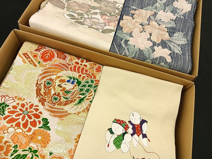 平和屋着物■名古屋帯 まとめて100点 鳳凰 人物 花柄 アンティーク 作家物 辻が花 駒刺繍 金銀彩 金糸 など 未使用品あり 全て正絹 mmm911
