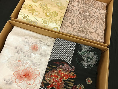 平和屋着物■名古屋帯 まとめて100点 向かい鳳凰 向かい鳥 唐獅子 花柄 楽器 アンティーク 刺繍 金銀糸 など 未使用品あり 全て正絹 mmm910