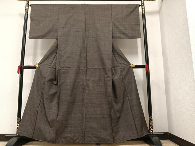 平和屋着物●本場大島紬　100亀甲　総詰め　正絹　逸品　AAAY5606ph