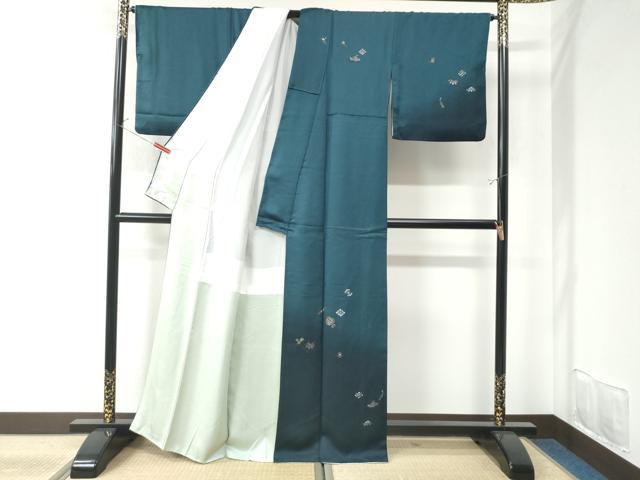 平和屋着物●訪問着 宝尽くし 暈し染め 金彩 正絹 逸品 CAAU2732yc
