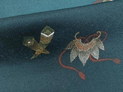 平和屋着物●訪問着 宝尽くし 暈し染め 金彩 正絹 逸品 CAAU2732yc