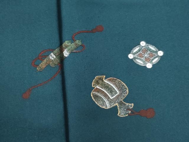 平和屋着物●訪問着 宝尽くし 暈し染め 金彩 正絹 逸品 CAAU2732yc