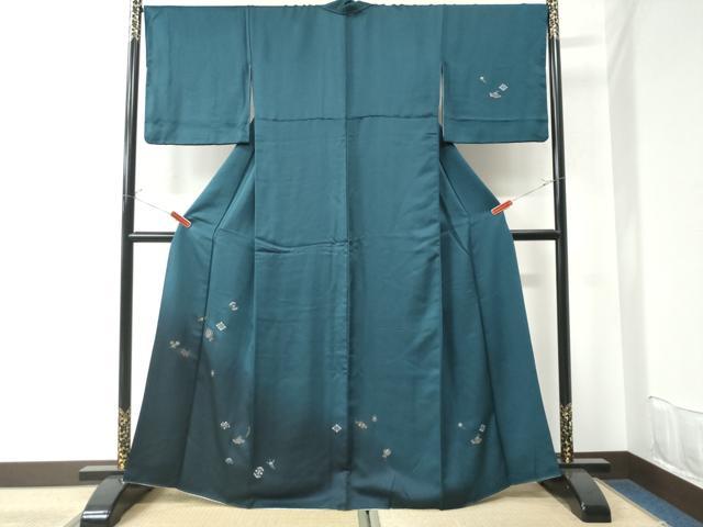 平和屋着物●訪問着 宝尽くし 暈し染め 金彩 正絹 逸品 CAAU2732yc