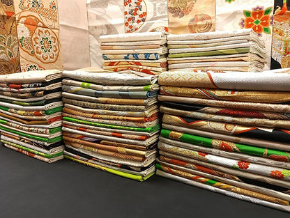 平和屋着物■袋帯 西陣 まとめて100点 鳳凰 鶴 孔雀 向かい尾長鳥 鴛鴦 更紗 松竹梅 正倉院 宝相華 佐賀錦 未使用品あり 全て正絹 mmm921
