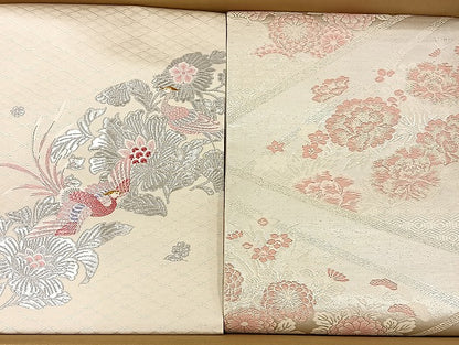 平和屋着物■名古屋帯 まとめて100点 孔雀 尾長鳥 更紗 花柄 相良刺繍 金銀糸 など 着用可能多数 未使用品あり 全て正絹 mmm914