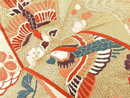 平和屋着物■袋帯 西陣 まとめて100点 鳳凰 鶴 尾長鳥 鴛鴦 蝶 風景 更紗 松竹梅 花柄 正倉院 金銀糸 など 未使用品あり 全て正絹 mmm920