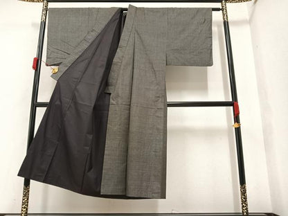 平和屋着物●男性 本場大島紬 120亀甲 総詰め 正絹 逸品 AAAY5944ph