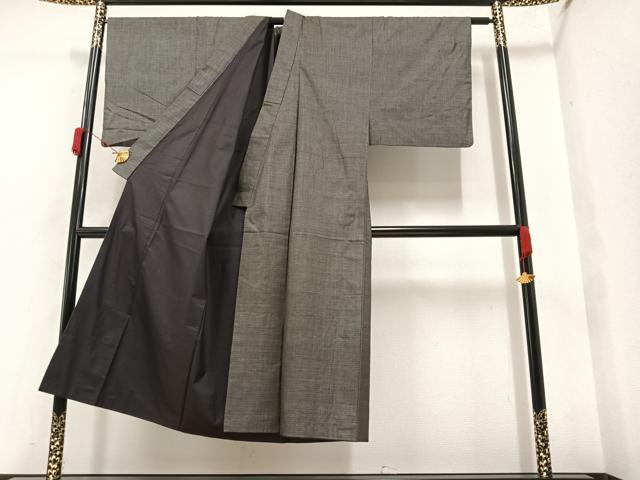 平和屋着物●男性 本場大島紬 120亀甲 総詰め 正絹 逸品 AAAY5944ph