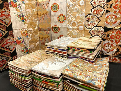 平和屋着物■袋帯 西陣 まとめて100点 鳳凰 向い鶴 向い蝶 風景 更紗 花柄 正倉院 金銀糸 など 着用可能多数 未使用品あり 全て正絹 mmm925