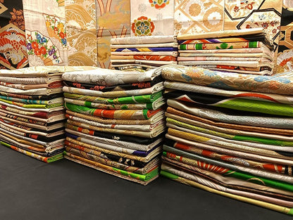 平和屋着物■袋帯 西陣 まとめて100点 鳳凰 向い鶴 向い蝶 風景 更紗 花柄 正倉院 金銀糸 など 着用可能多数 未使用品あり 全て正絹 mmm925