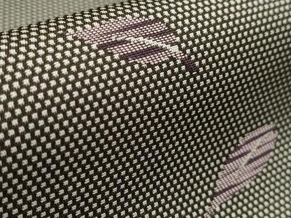 平和屋着物■上質なお召 舞葉文 正絹 逸品 AAAY5477gw