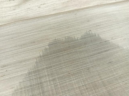 平和屋着物●訪問着 紬地 重ね山文 正絹 逸品 AAAY6284ph
