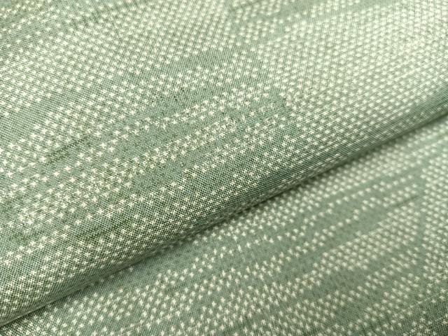 平和屋着物●本場大島紬 一元7マルキ 霞文 正絹 逸品 AAAY6281ph