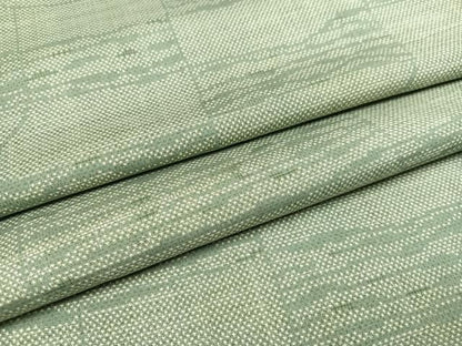 平和屋着物●本場大島紬 一元7マルキ 霞文 正絹 逸品 AAAY6281ph
