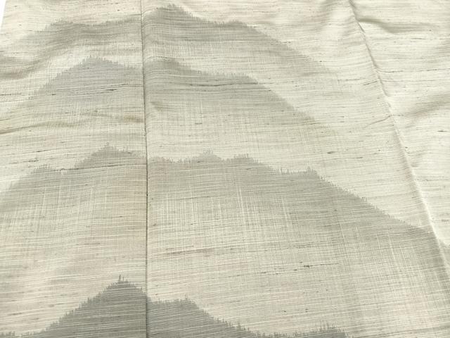 平和屋着物●訪問着 紬地 重ね山文 正絹 逸品 AAAY6284ph