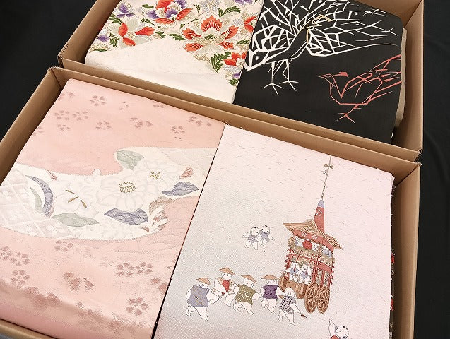 平和屋着物■名古屋帯 まとめて100点 孔雀 人物 更紗 花柄 作家物 辻が花 金彩 金銀糸 など 着用可能多数 未使用品あり 全て正絹 mmm933