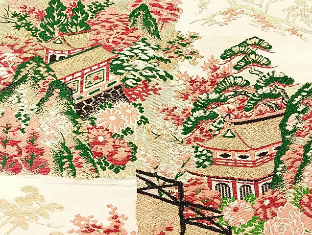 平和屋着物■名古屋帯 まとめて100点 人物 風景 花柄 正倉院 駒刺繍 金彩 金糸 など 着用可能多数 未使用品あり 全て正絹 mmm935
