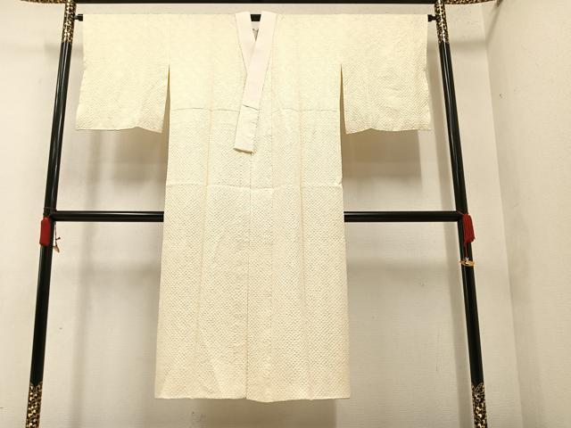 平和屋着物●長襦袢 袷 総絞り 正絹 逸品 AAAY7947ph