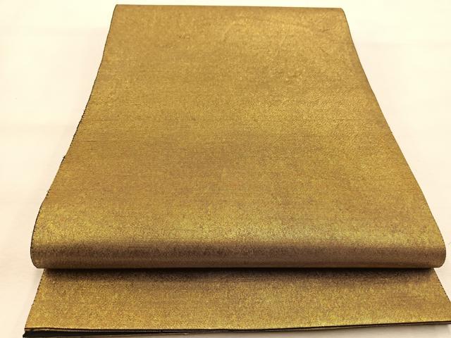 平和屋着物◎六通柄袋帯 霞文 金糸 引箔 正絹 逸品 BAAU2893yc