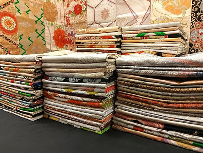 平和屋着物■袋帯 西陣 まとめて100点 鳳凰 向い鶴 尾長鳥 蝶 更紗 松竹梅 花柄 正倉院 金銀糸 着用可能多数 未使用品あり 全て正絹 mmm940