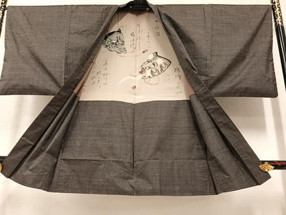 平和屋着物●男性 本場大島紬 アンサンブル 100亀甲 総詰め 証紙付き 正絹 逸品 AAAY8644ph