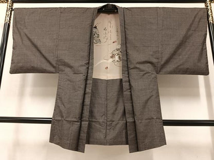 平和屋着物●男性 本場大島紬 アンサンブル 100亀甲 総詰め 証紙付き 正絹 逸品 AAAY8644ph