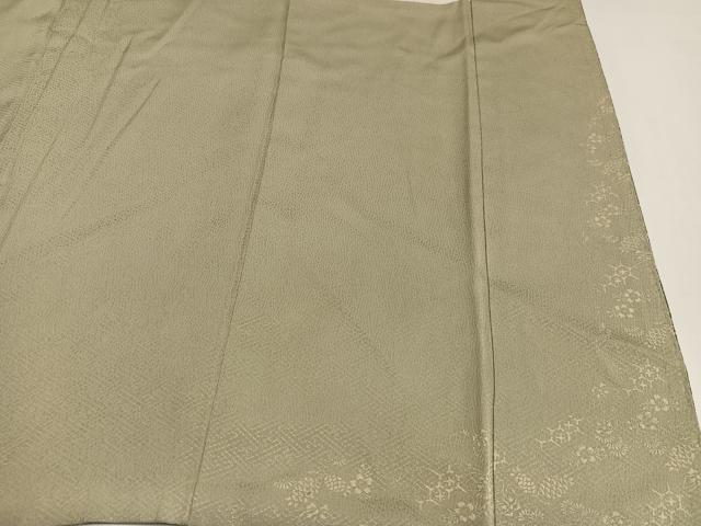 平和屋着物●訪問着 型染め 花唐草文 暈し染め 正絹 逸品 AAAY8924ph