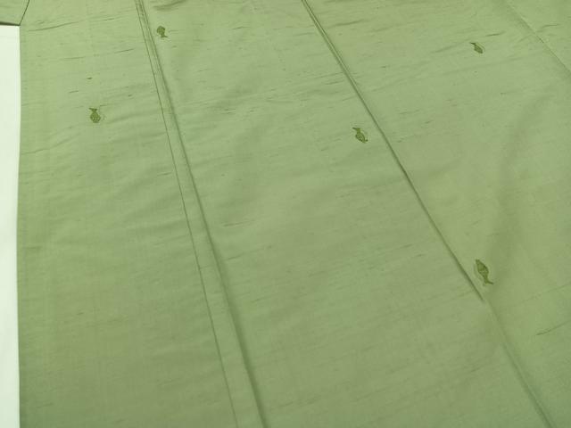 平和屋着物▽上質な紬 単衣 陶器文 正絹 逸品 AAAY9436jh
