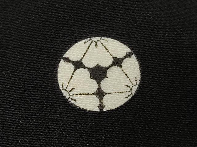 平和屋着物■豪華黒留袖　駒刺繍　吉祥文　暈し染め　金彩　正絹　逸品　CAAV2165ev
