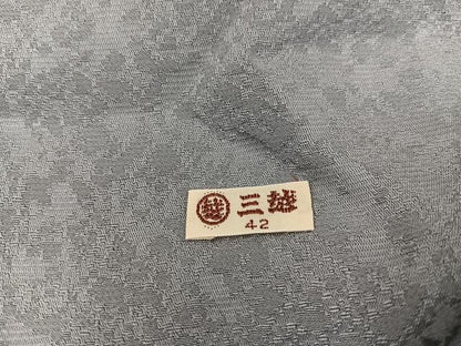 平和屋着物●上質な色無地 利休白茶色 三越扱い 正絹 逸品 BAAU4537mz