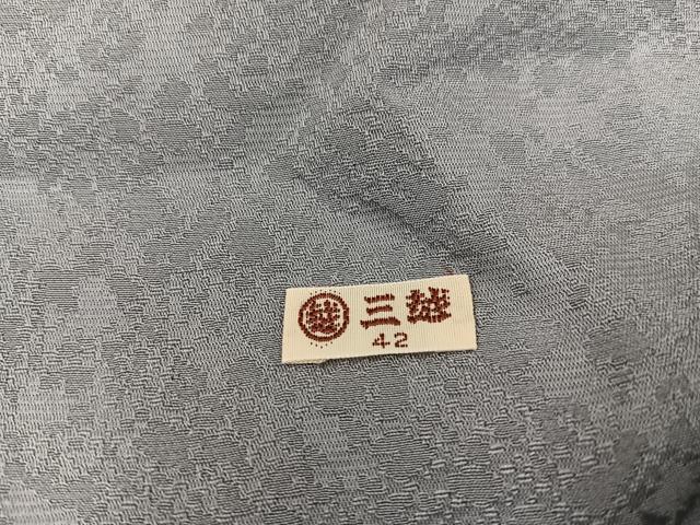 平和屋着物●上質な色無地 利休白茶色 三越扱い 正絹 逸品 BAAU4537mz