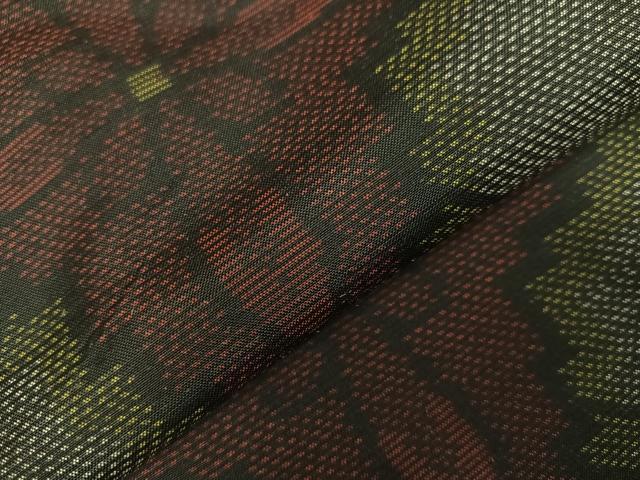平和屋着物●本場大島紬 舞花文 正絹 逸品 AAAZ1769ph