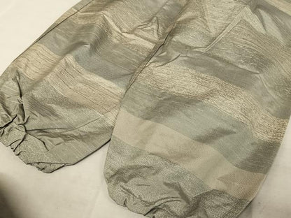 平和屋着物▽男性 作務衣 本場大島紬 単衣 正絹 逸品 AAAY1771np