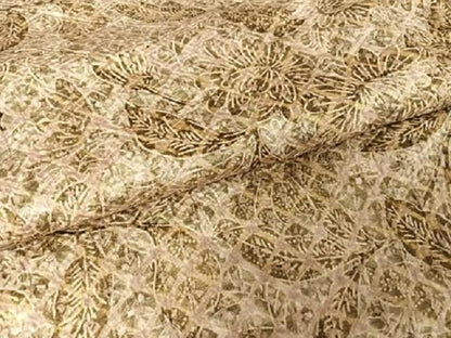 平和屋着物●上質な小紋 更紗花文 正絹 逸品 未使用 AAAY9899np
