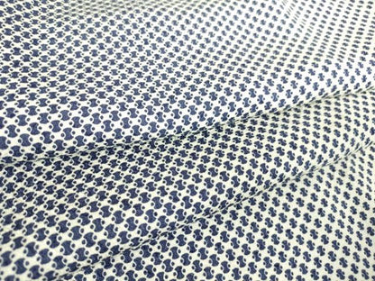 平和屋着物▽男性　江戸小紋　単衣　丸文　正絹　逸品　DAAV5196az