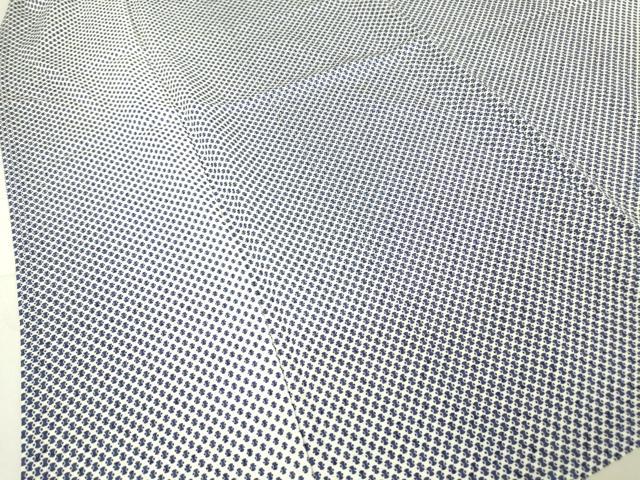 平和屋着物▽男性　江戸小紋　単衣　丸文　正絹　逸品　DAAV5196az