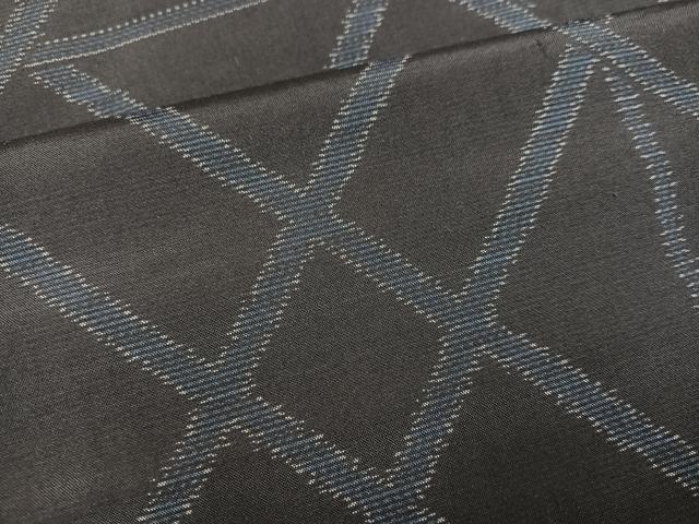 平和屋着物●本場大島紬 籠目文 正絹 逸品 未使用 AAAZ1837ph
