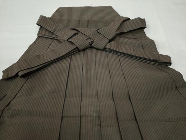 平和屋着物●男性 馬乗り袴 縞 正絹 逸品 CAAU3091yc
