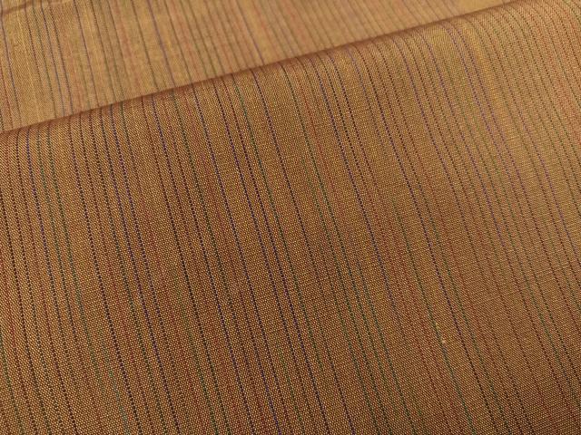 平和屋着物●上質な紬 縞 正絹 逸品 AAAZ1949ph