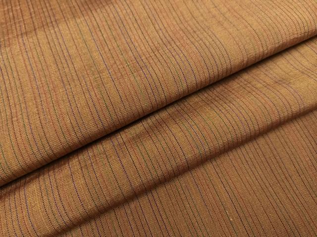 平和屋着物●上質な紬 縞 正絹 逸品 AAAZ1949ph
