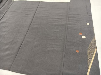 平和屋着物●訪問着　破れ色紙　金彩　正絹　逸品　AAAZ2380ph