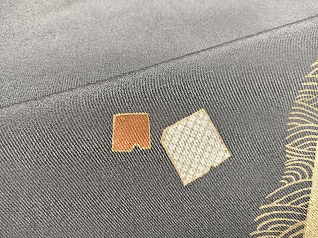 平和屋着物●訪問着　破れ色紙　金彩　正絹　逸品　AAAZ2380ph