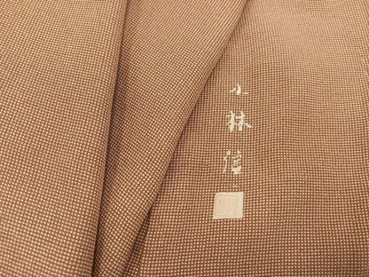 平和屋着物●江戸小紋 小林信 角通し 正絹 逸品 AAAZ2397ph