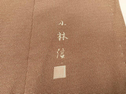 平和屋着物●江戸小紋 小林信 角通し 正絹 逸品 AAAZ2397ph